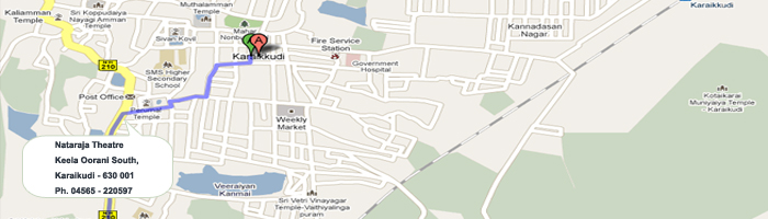 Nataraja Theatre Online Movie Ticket Booking Showtimes, Contact Address Location Map Karaikudi